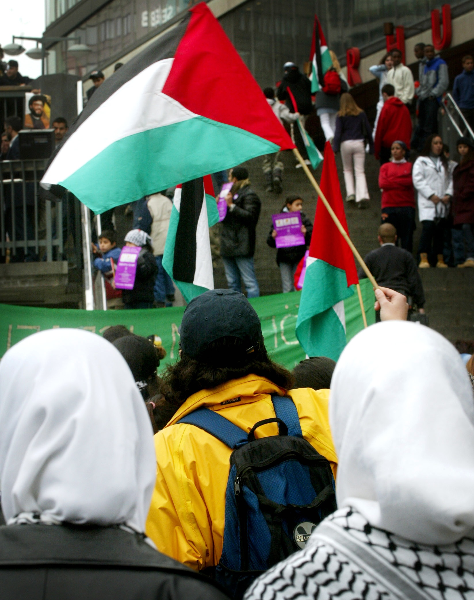 Flagga, Polisen, Palestina, Terrorism