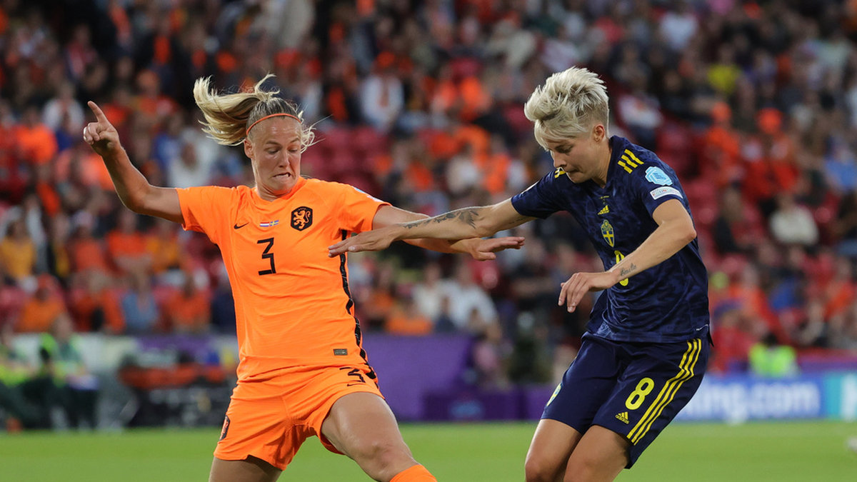 Stefanie van der Gragts Nederländerna spelade 1–1 mot Sverige i EM-premiären.
