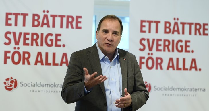 Stefan Löfven, Opinionsundersökning, Sverigedemokraterna, DN/Ipsos, Moderaterna, Socialdemokraterna