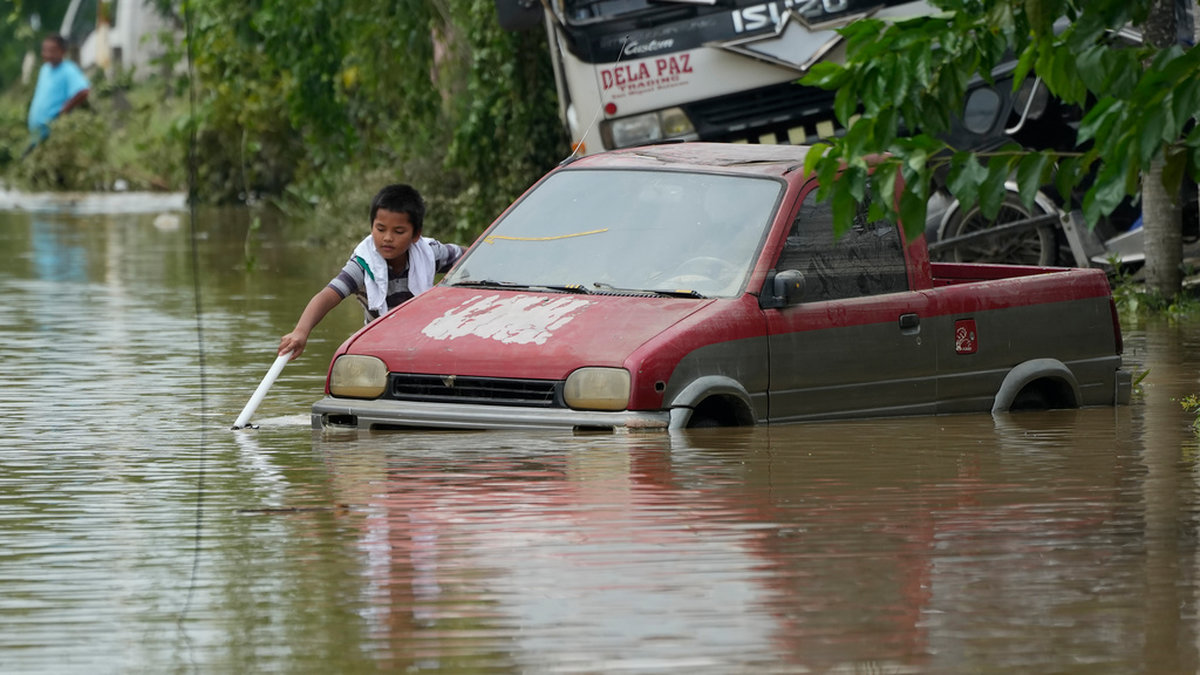 Tyfonen Noru har dragit vidare till Vietnam. Bild från Filippinerna i måndags.