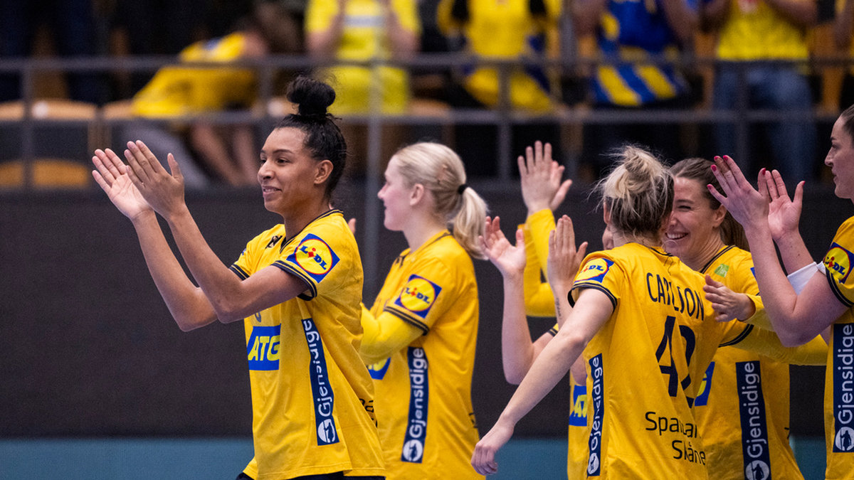 Sverige vann VM-genrepet mot Tyskland i söndags. Arkivbild.