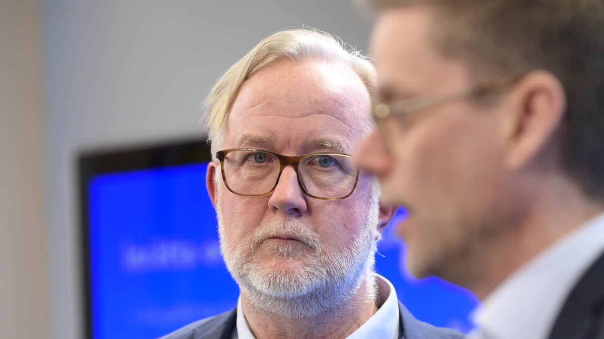 Arbetsmarknadsminister tillika partiledare för Liberalerna, Johan Pehrson, KU-anmäls av Socialdemokraterna. Arkvibild.