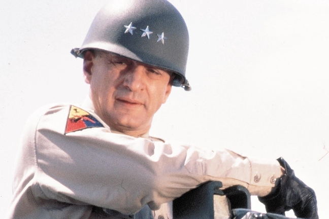 1971. George C. Scott i rollen som Gen. George S. Patton Jr.  i Patton.