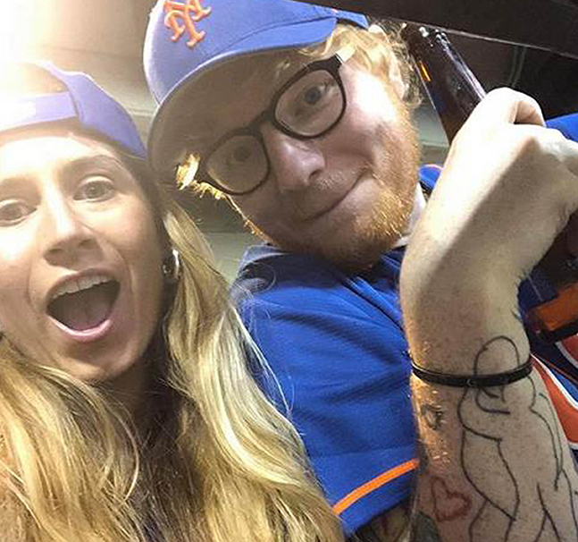 Cherry Seaborn och Ed Sheeran Cherry Seaborn och Ed Sheeran