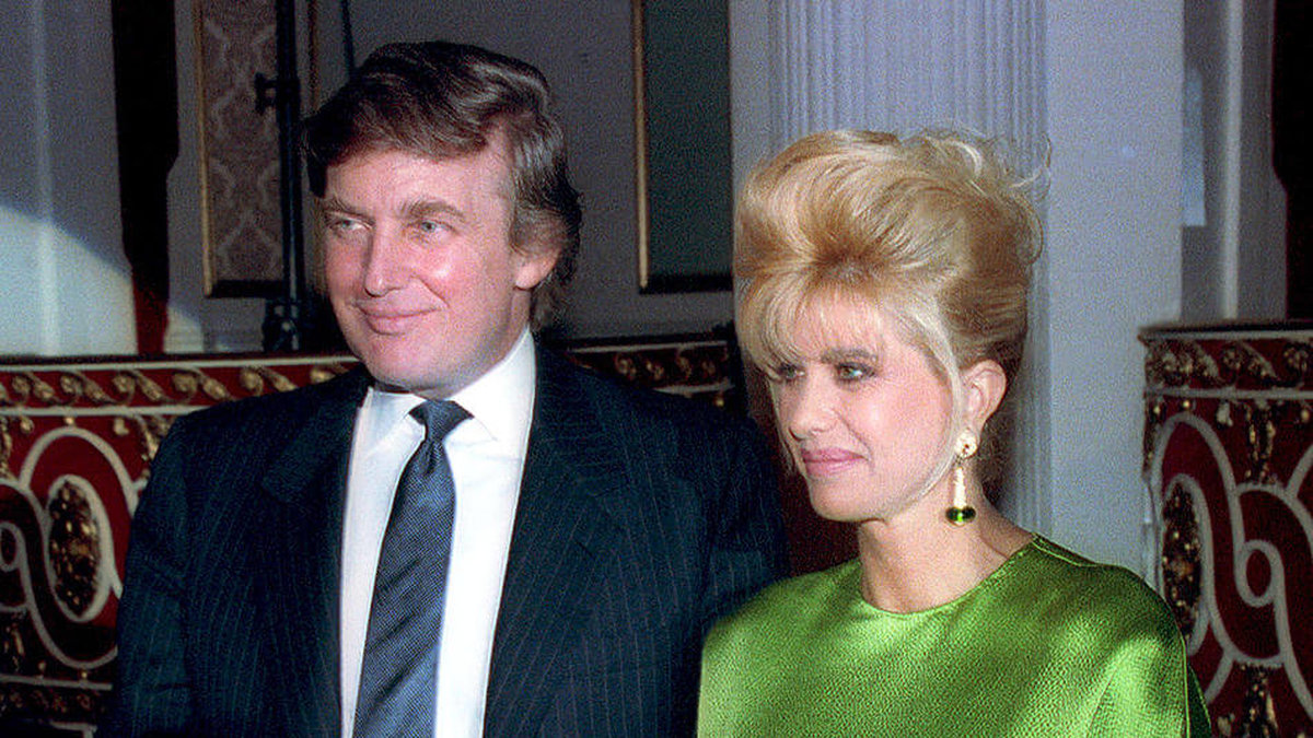 Ivana Trump och Donald Trump var gifta 1977 till 1992. 