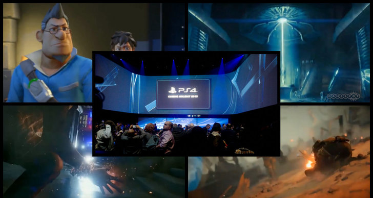 Spel, Playstation 4, presenteras, Event, Sony
