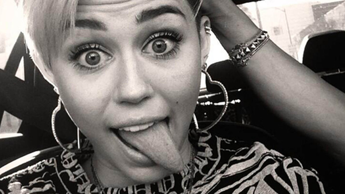 Miley Cyrus verkar vara på rethumör.