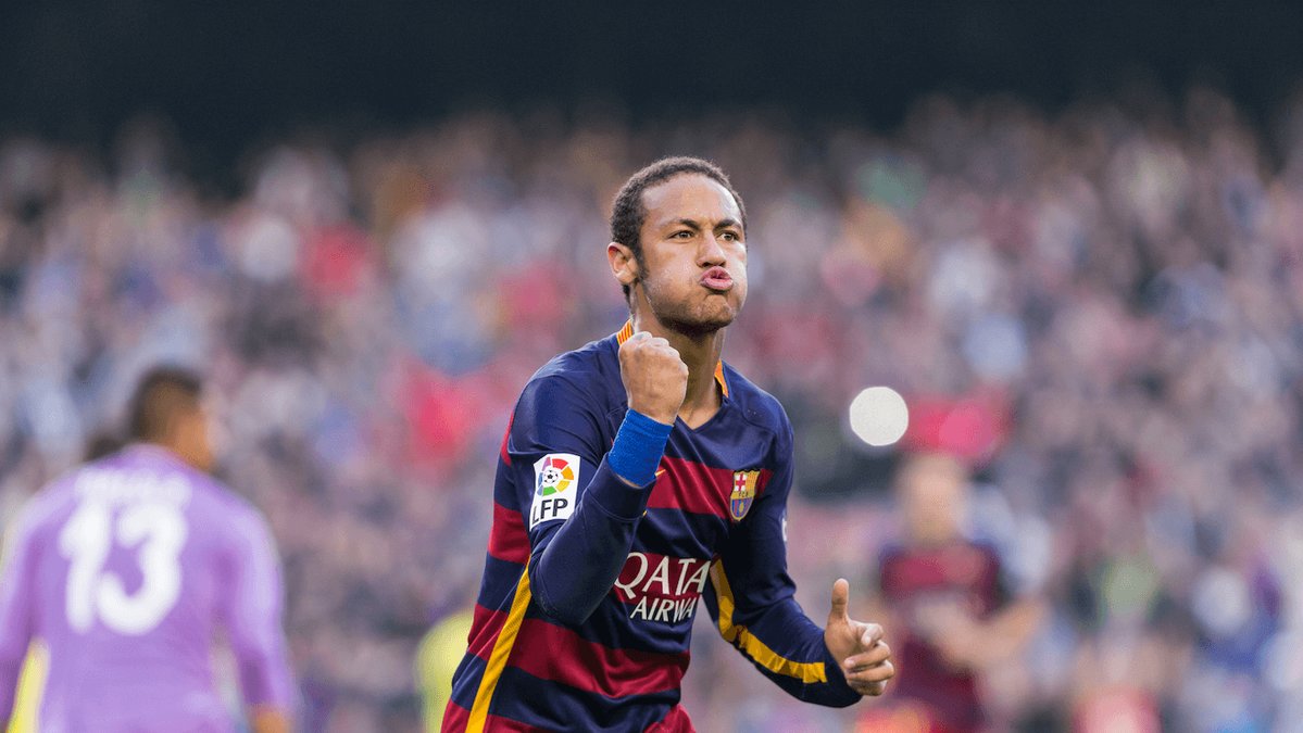 Plats fyra: Neymar. 