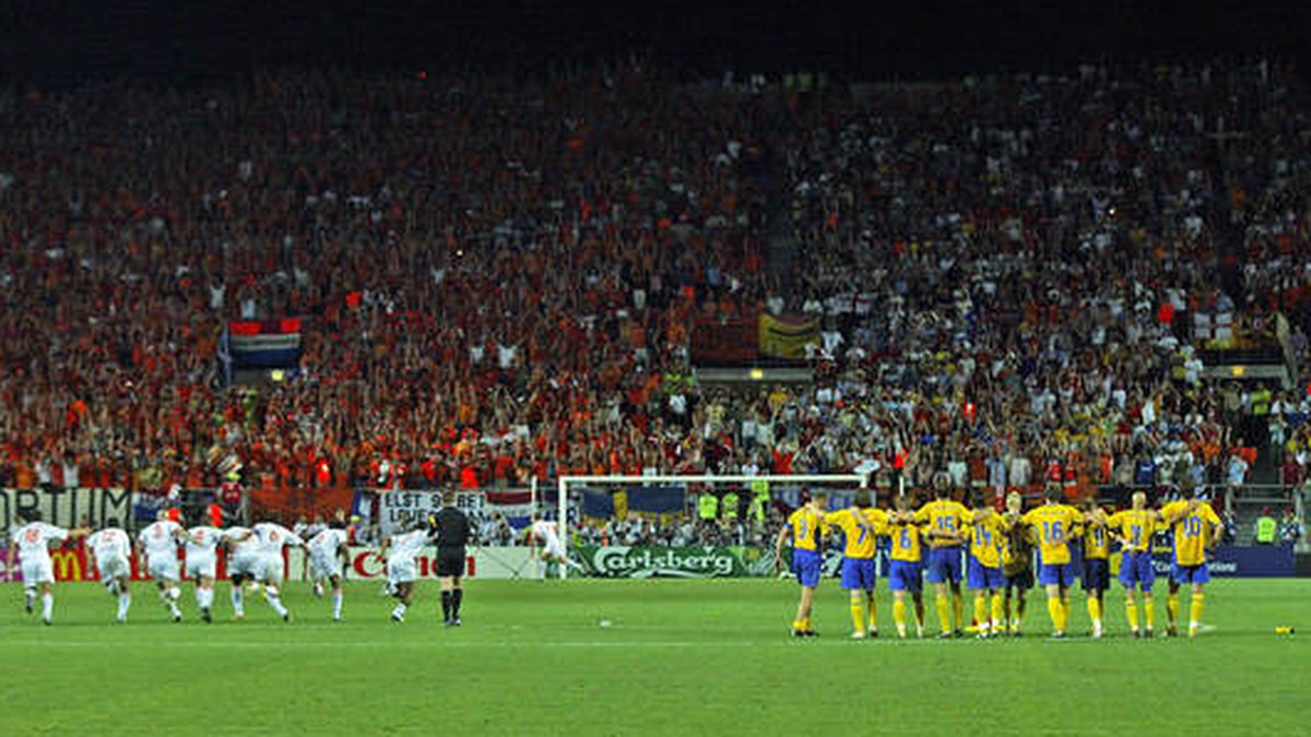 Den här kvällen var hemsk. Sverige mot Holland i kvartsfinalen av EM 2004. 