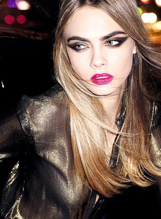 Cara Delevingne för Yves Saint Laurent. Cara Delevingne för Yves Saint Laurent.
