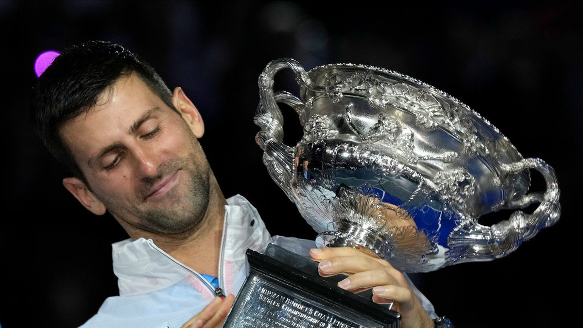Novak Djokovic vann Australian Open för tionde gången.