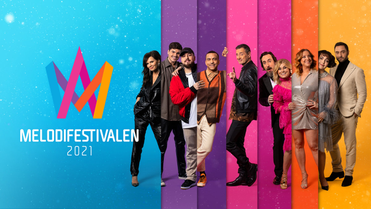 Programledarna för Melodifestivalen 2021.