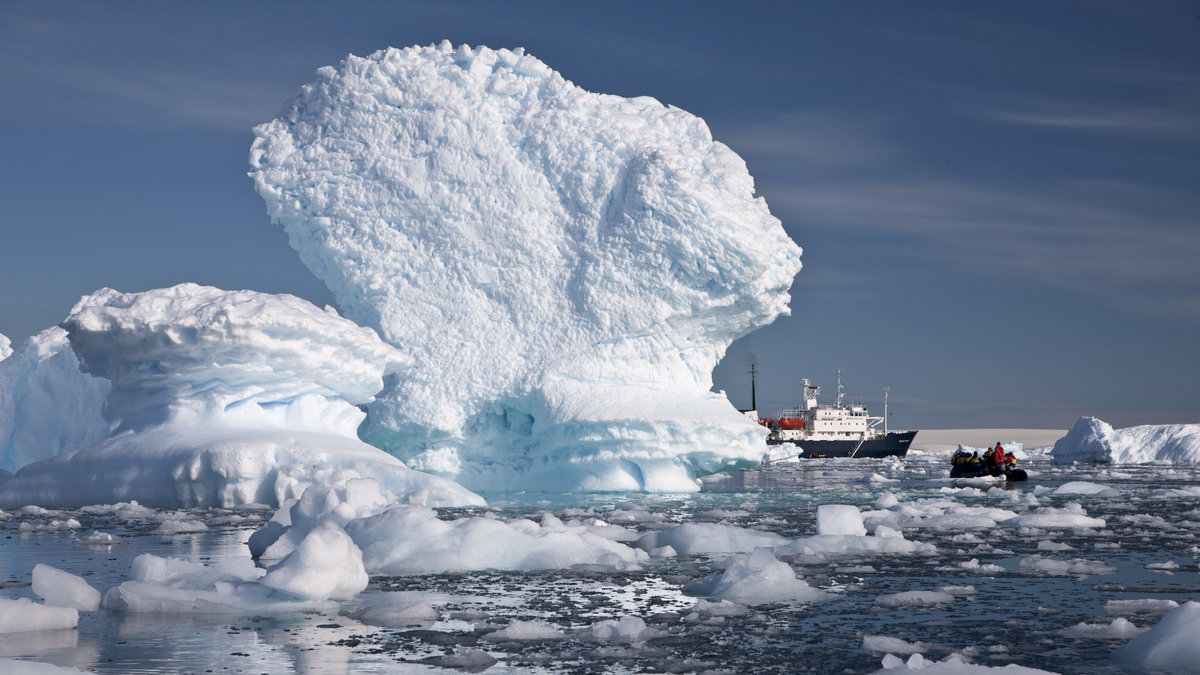 Världens kallaste plats ligger i Antarktis. 