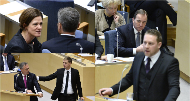 Partiledardebatt, Riksdagen, Politik, Sverigedemokraterna, Misstroendeförklaring