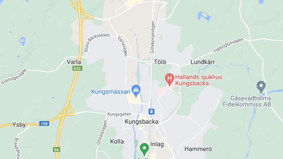 Google maps, Kungsbacka