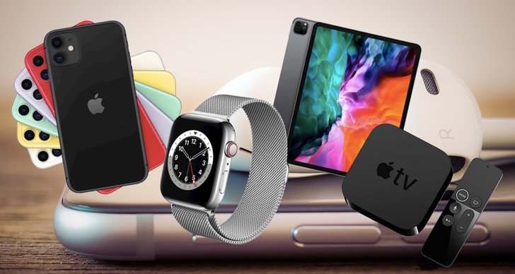 Fynda Apple iPhone, Apple Watch, Apple Macbook, iPad och Airpods när rean drar igång på Black Week och Black Friday.