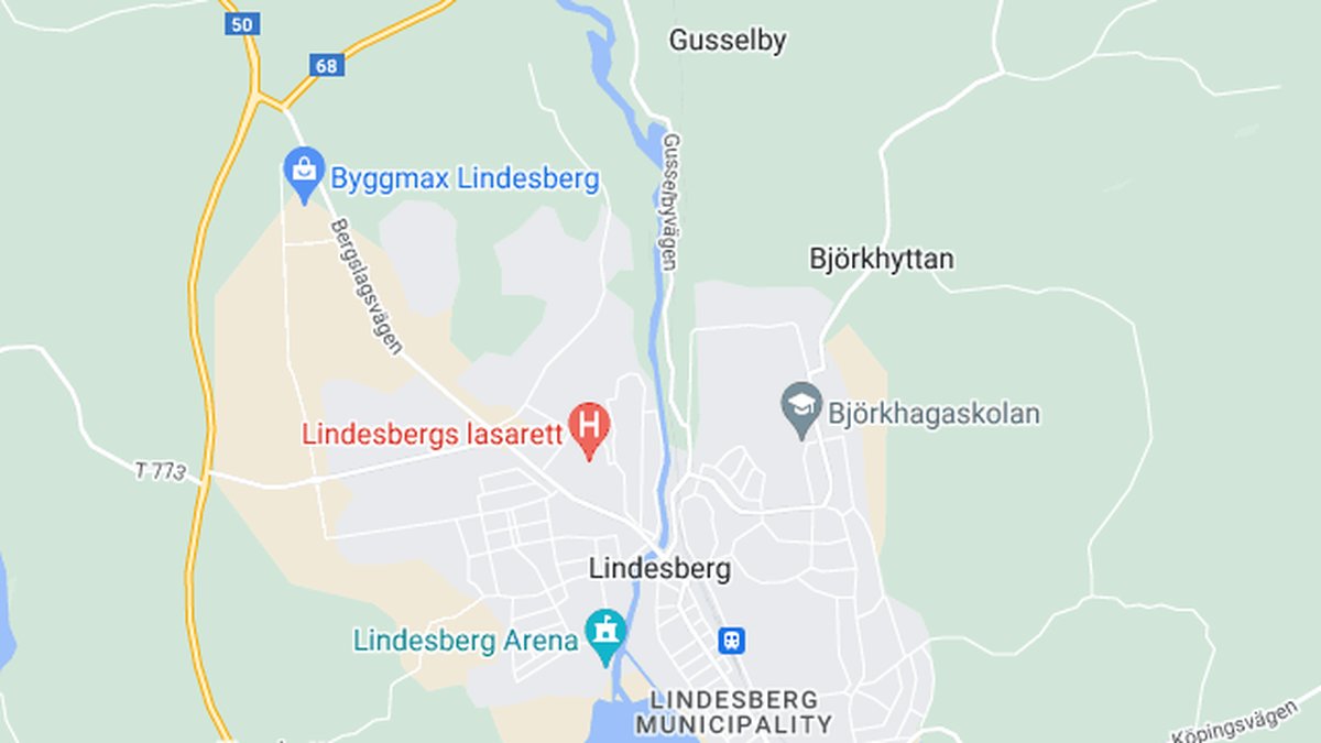 Google maps, Lindesberg
