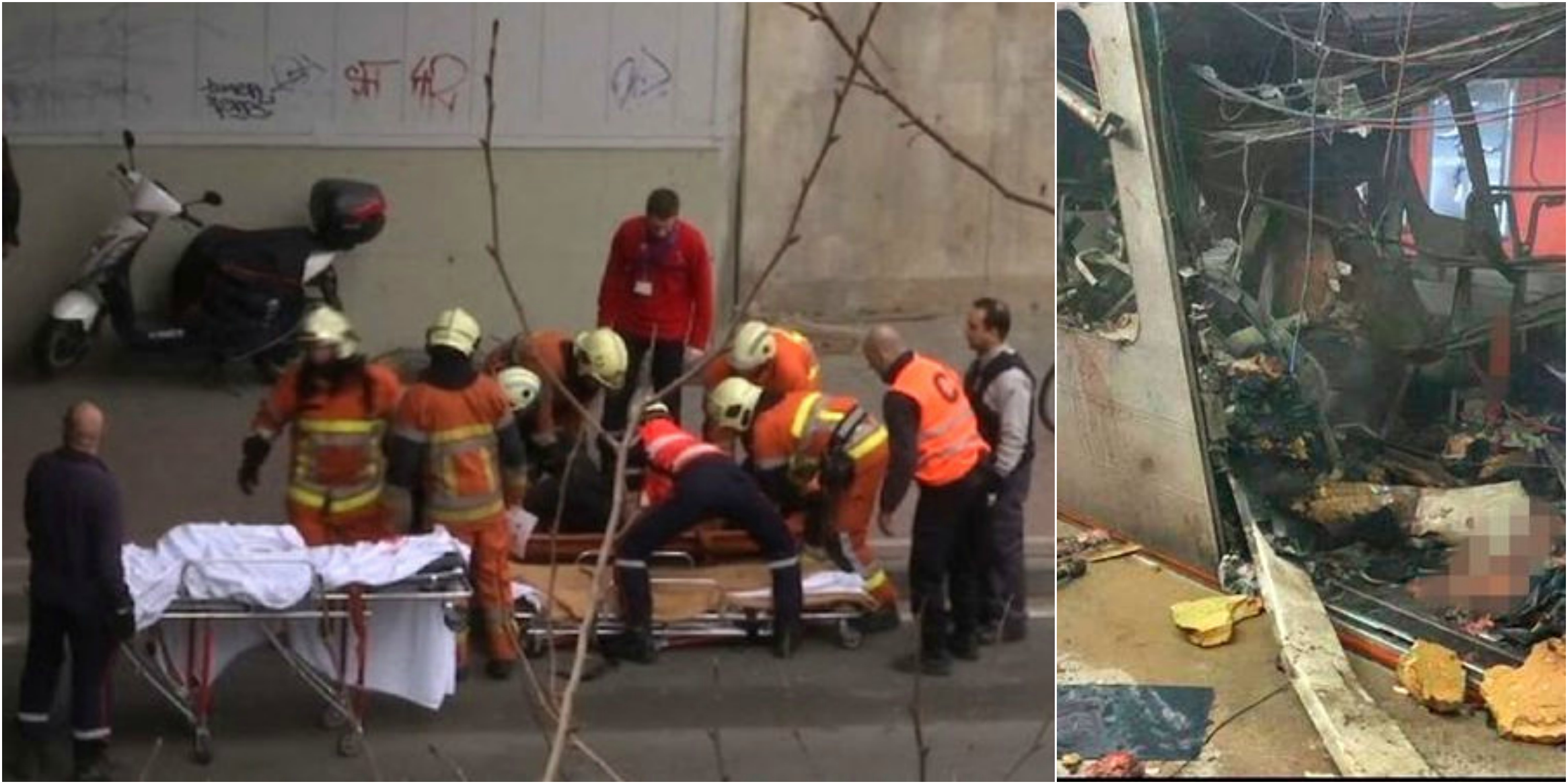 Belgien, Bryssel, Terrorattackerna i Bryssel, Explosioner