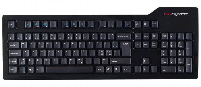 Das Keyboard Model S Professional Cherry MX Blue (Nordisk) Das Keyboard Model S Professional Cherry MX Blue (Nordisk)