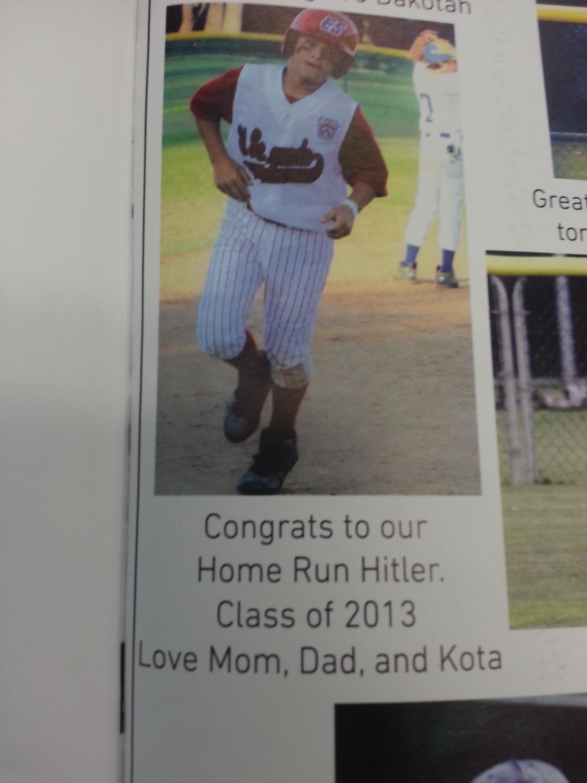 Hitler, Baseball