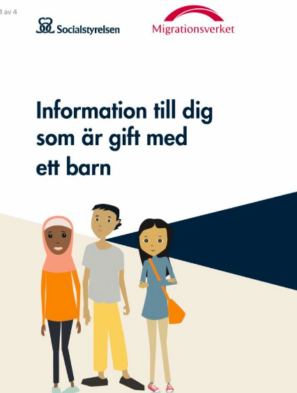 Broschyren Information till dig som är gift med ett barn Broschyren Information till dig som är gift med ett barn