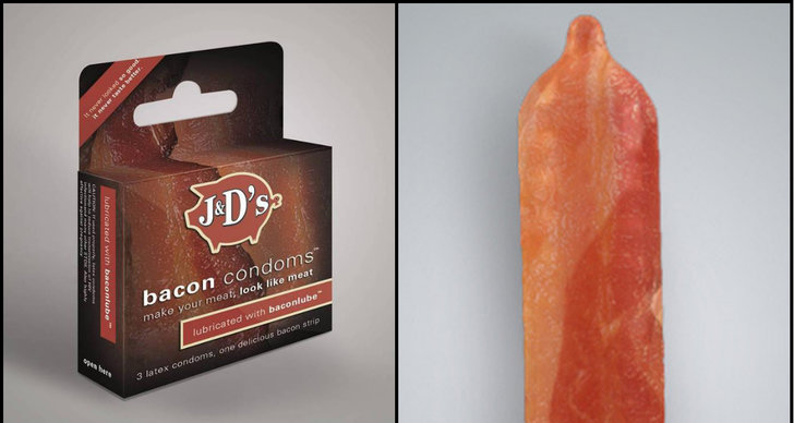 Kondom, Smaksatt, Bacon