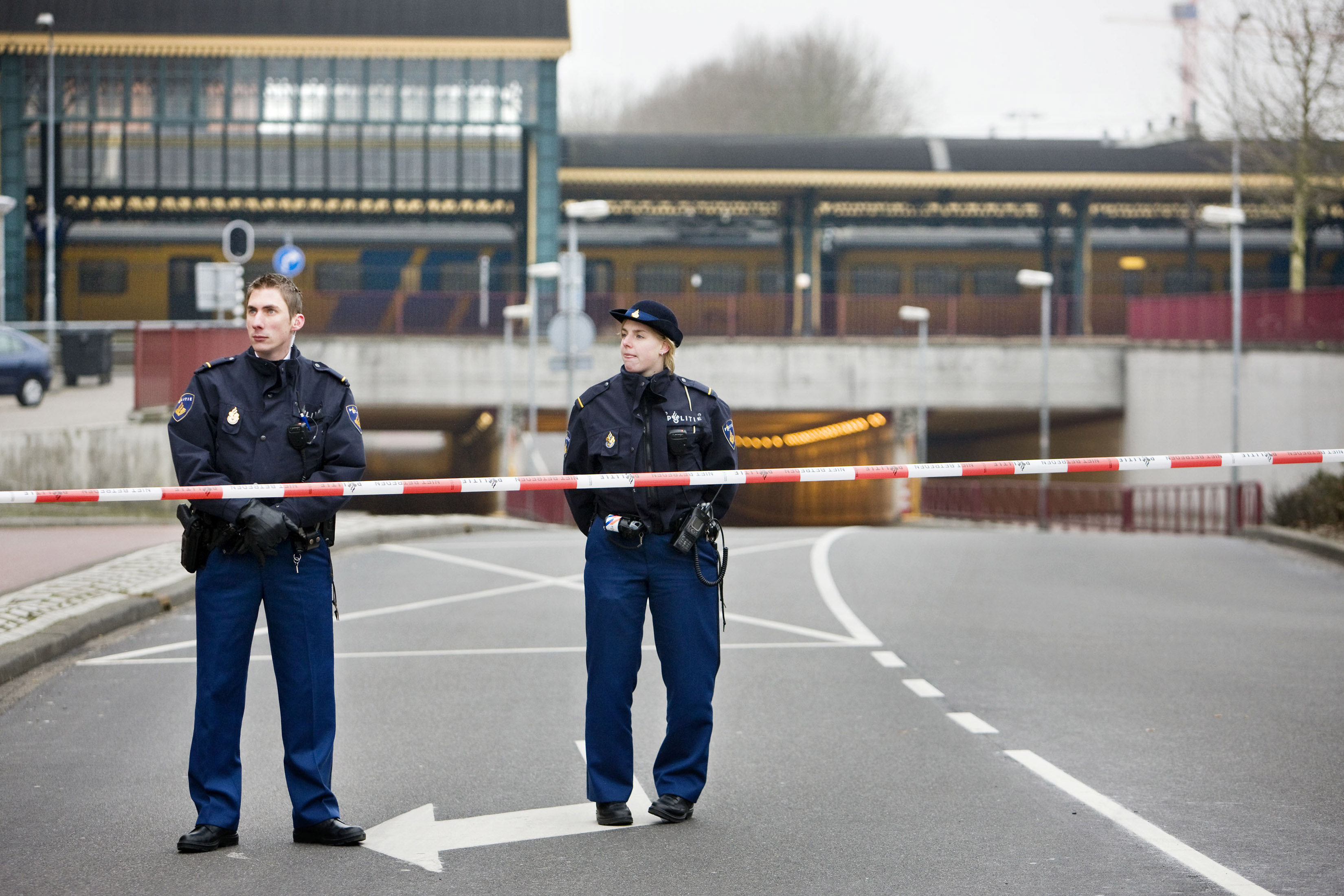 Holländsk polis har gripit 12 terrormisstänkta somalier.