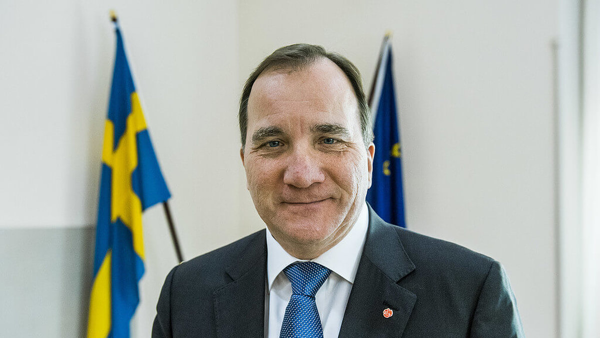 Stefan Löfven, statsminister. 