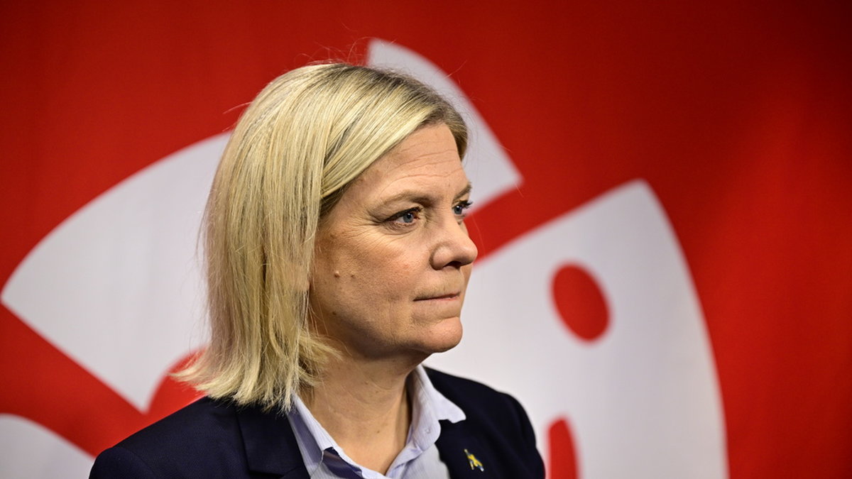 Socialdemokraternas partiordförande Magdalena Andersson (S). Arkivbild.