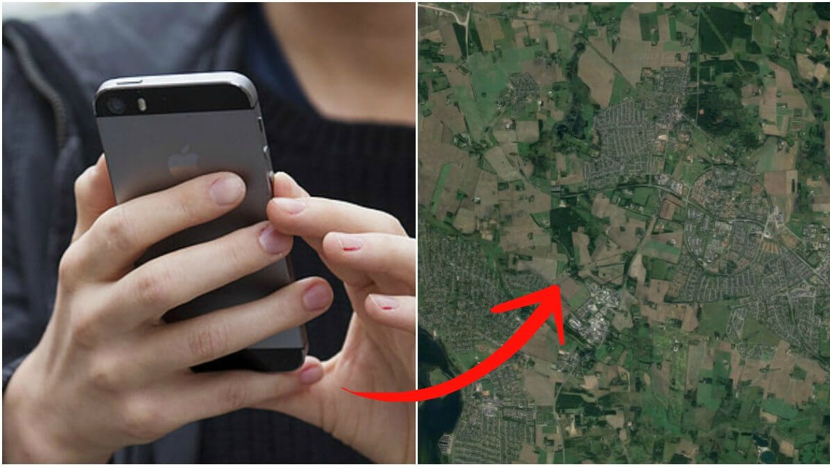 Tack vara funktionen "Hitta min iPhone" som använder mobilens GPS kunde pappan hitta sin dotter.