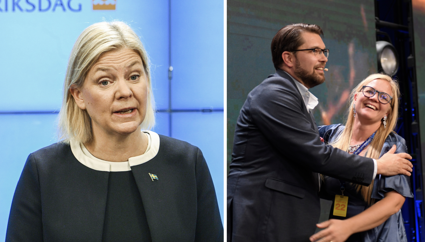 Valet 2022, Sverigedemokraterna, Moderaterna, Miljöpartiet, vänsterpartiet, Centerpartiet, Liberalerna, Kristdemokraterna, Socialdemokraterna