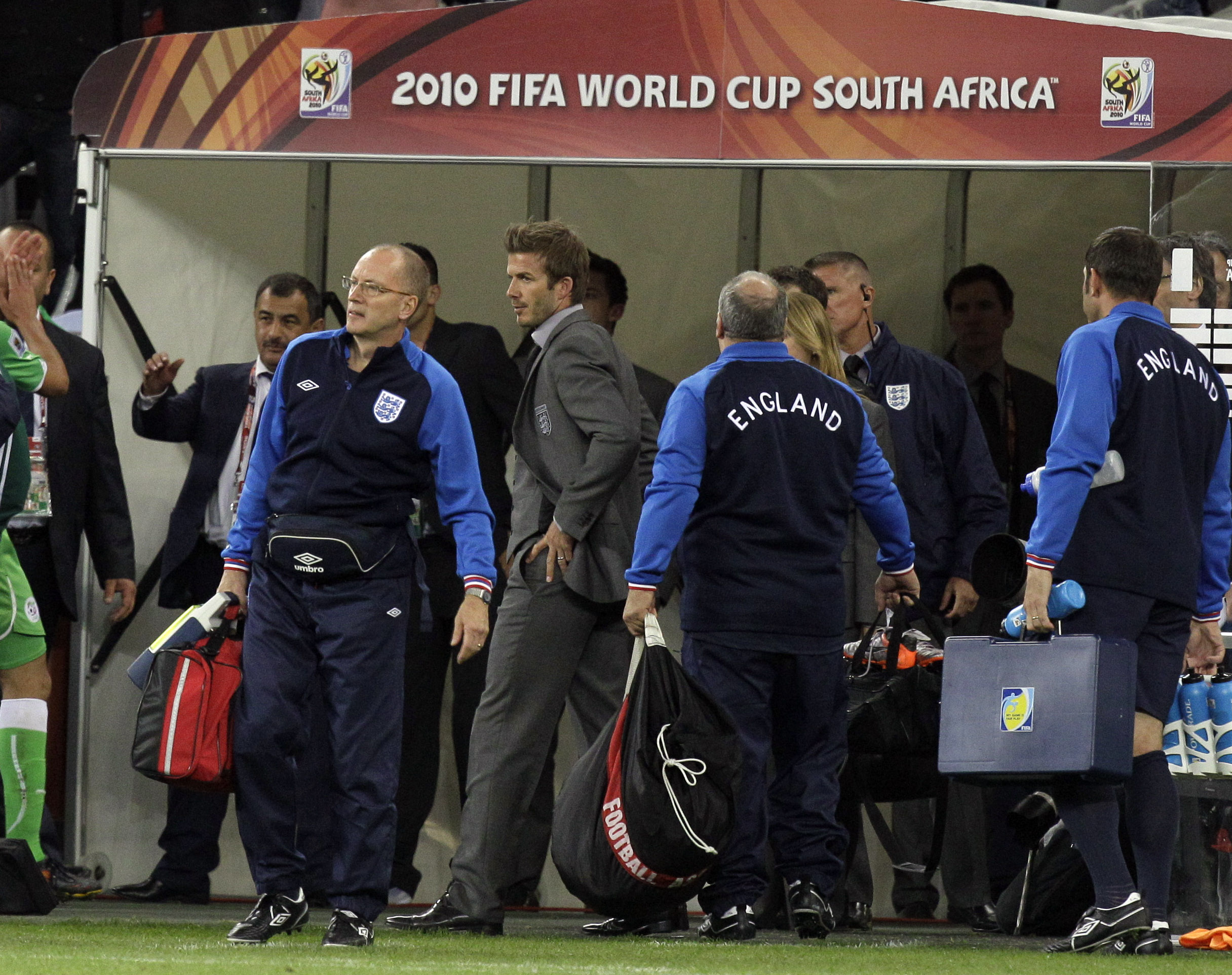 VM i Sydafrika, England, Algeriet, Supporter, David beckham