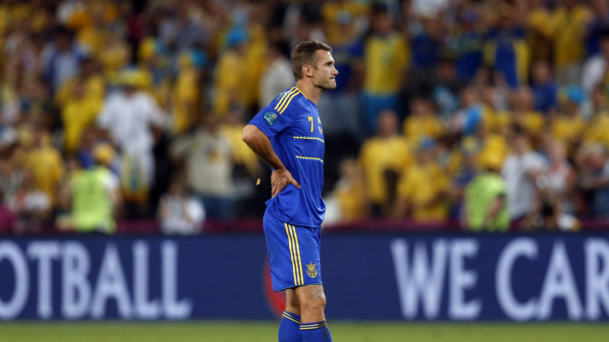 Han satte två mål mot Sverige. En match som Ukraina vann med 2-1.