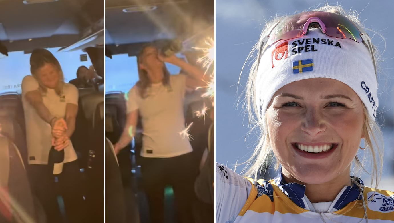 Frida Karlsson firade segern i Tour de Ski.