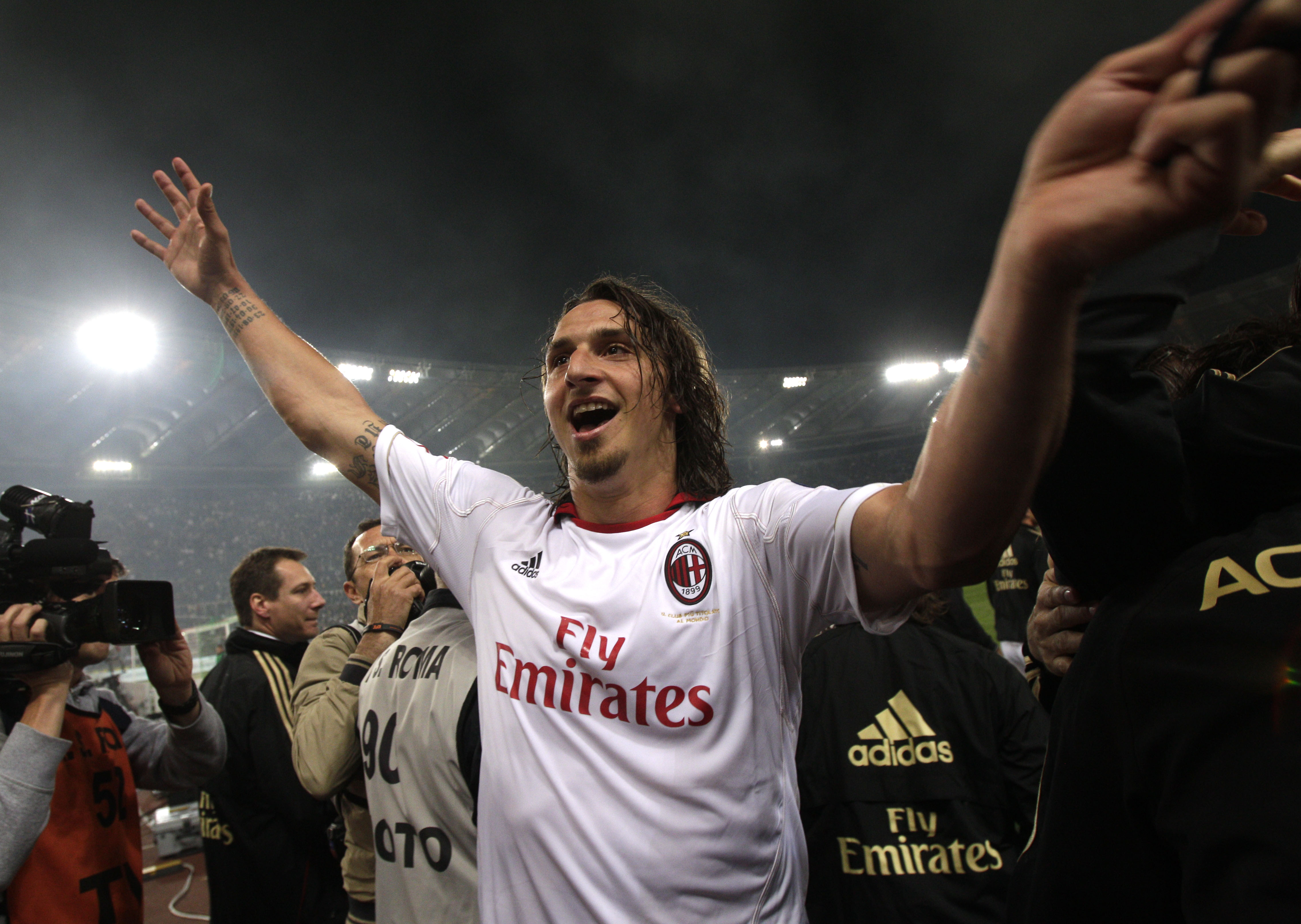 Zlatan Ibrahimovic vann sin åttonde raka ligatitel, den här gången med AC Milan.