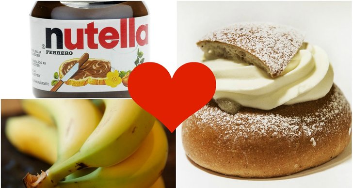 Nutella, Banan, Fettisdagen, Semla, mums
