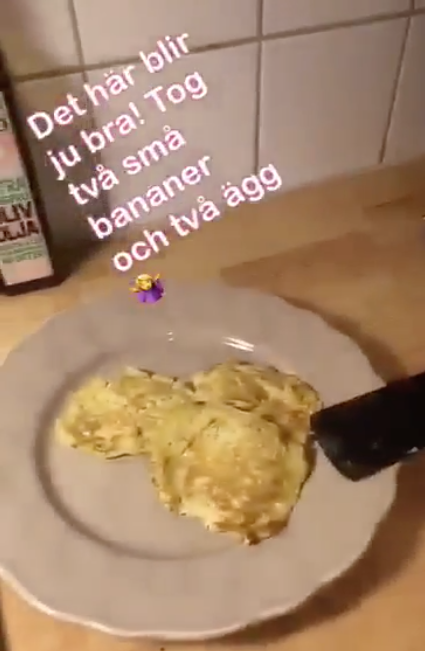Bananpannkakor Bananpannkakor