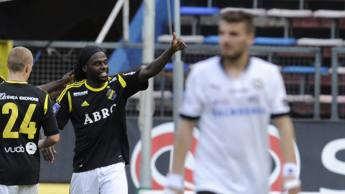 Martin Mutumba var med när AIK tog SM-guld 2009 och representerar även AIK detta år. 