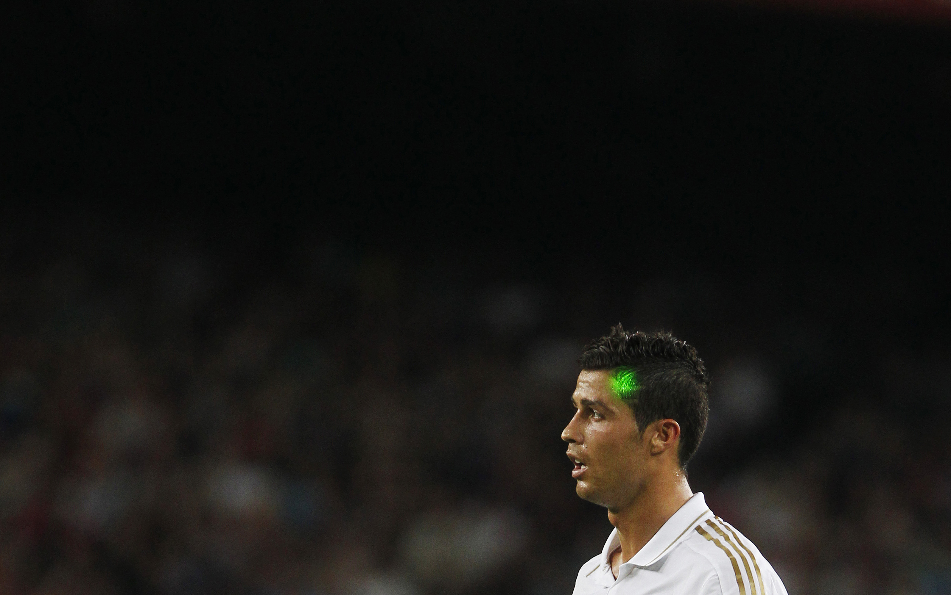 Cristiano Ronaldo fick däremot nöja sig med lasersikten mot pannan och ett haltande spel. 
