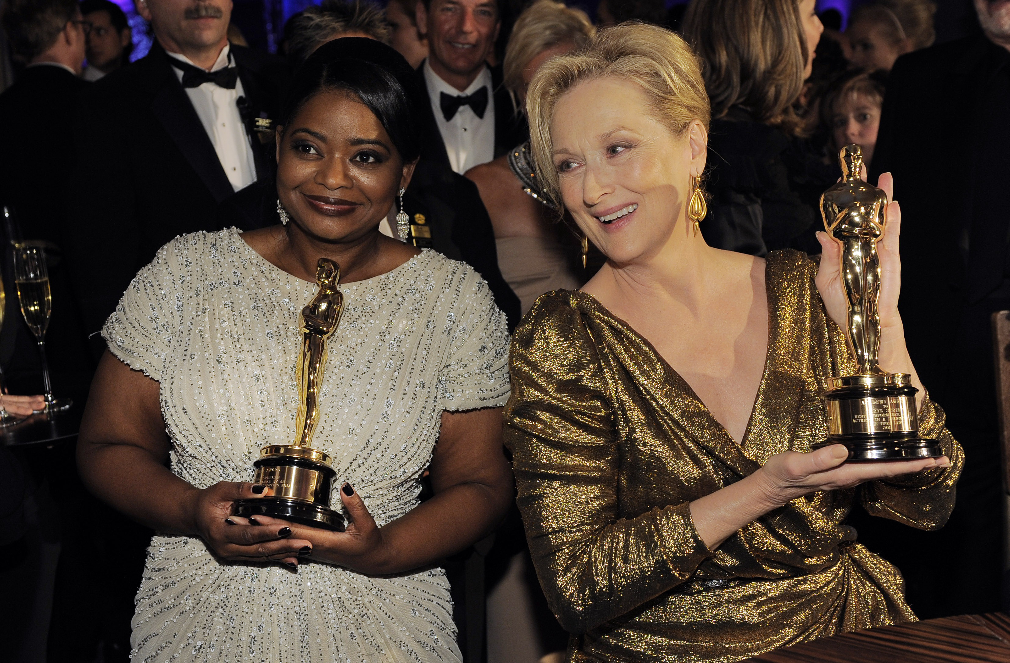 Vinnare! Octavia Spencer och Meryl Streep.