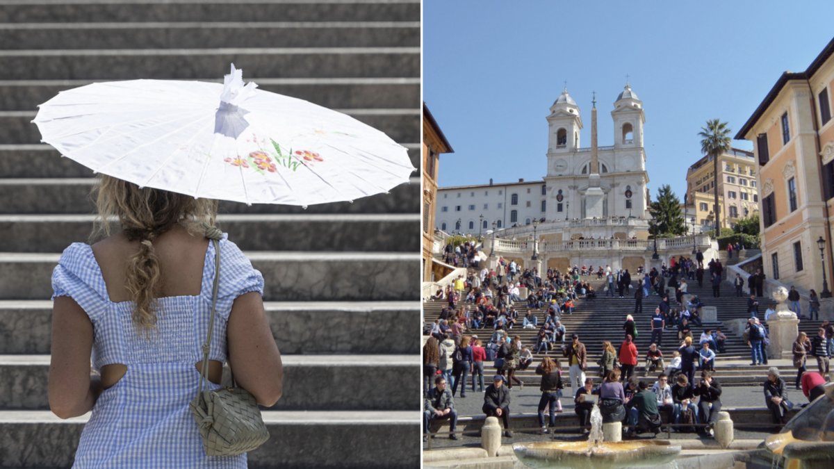 Nu varnar en kvinnlig turist på Tiktok andra som ska resa till Rom i Italien