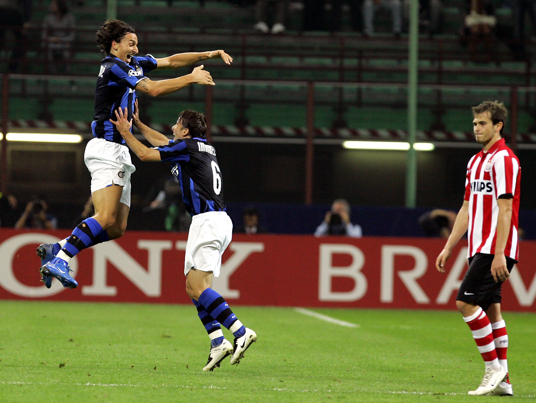 Zlatan och Maxwell har spelat ihop i Inter och är goda vänner.