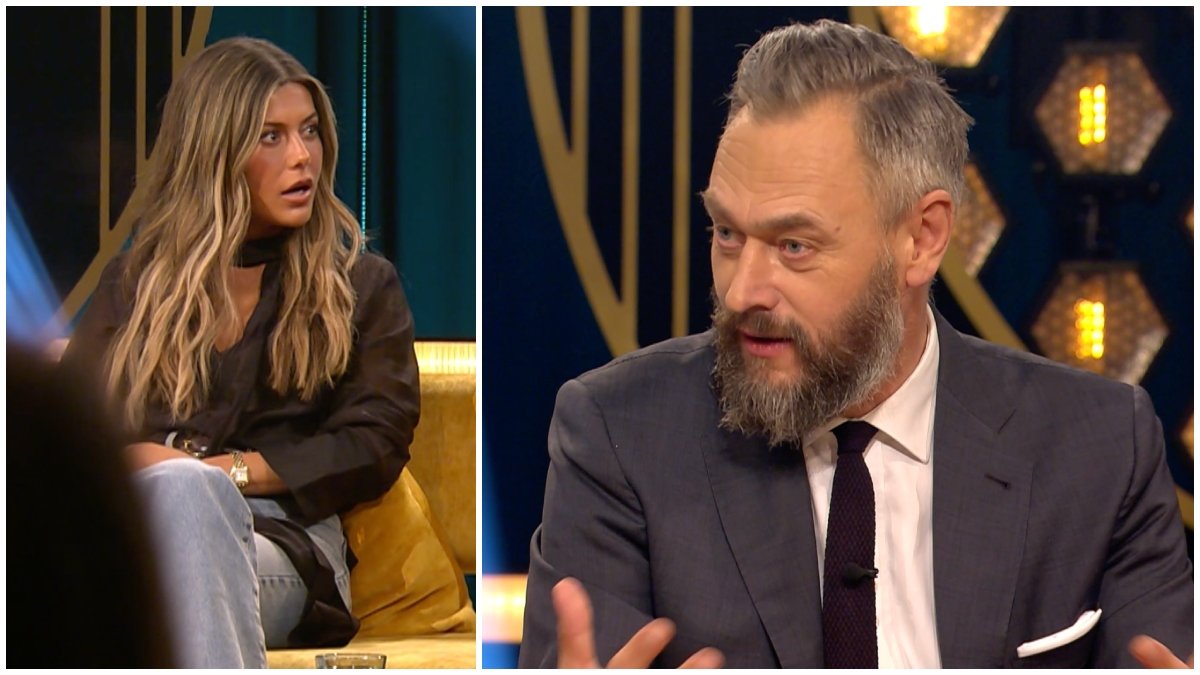 Olof Lundhs ord chockar Bianca Ingrosso i "Carina Bergfeldt" i SVT.