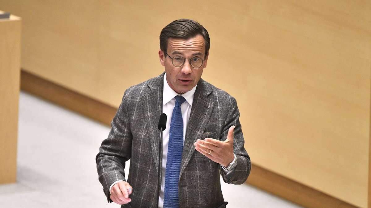 Moderaternas partiledare Ulf Kristersson.