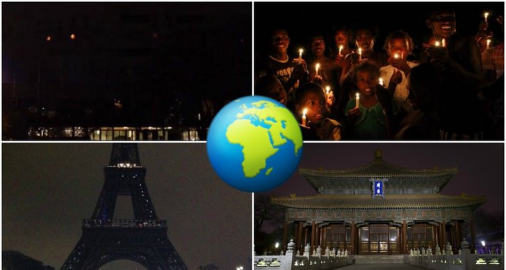 Earth Hour, Globalt, Bild