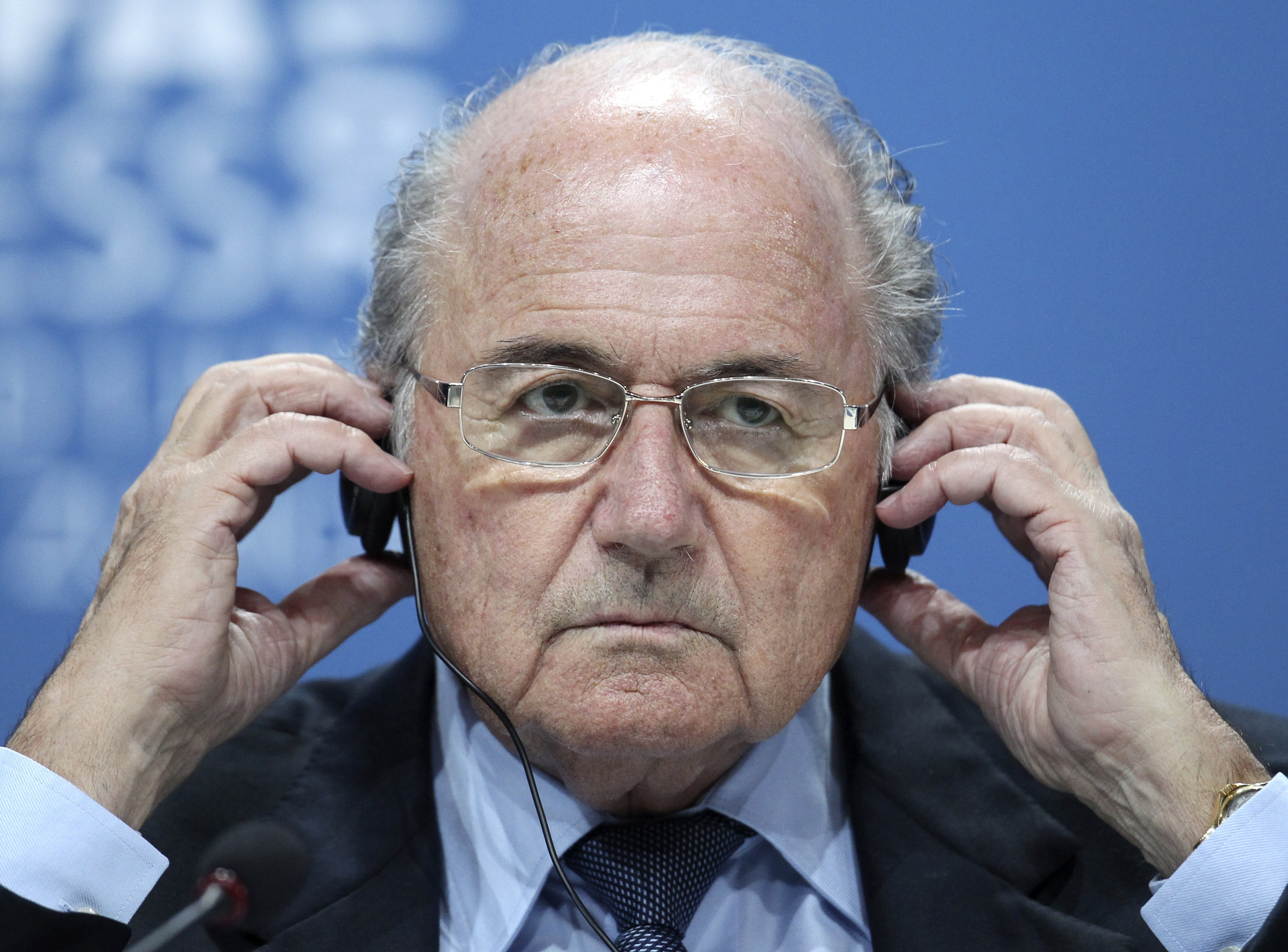 Fifas president Sepp Blatter - en hårt ansatt man.