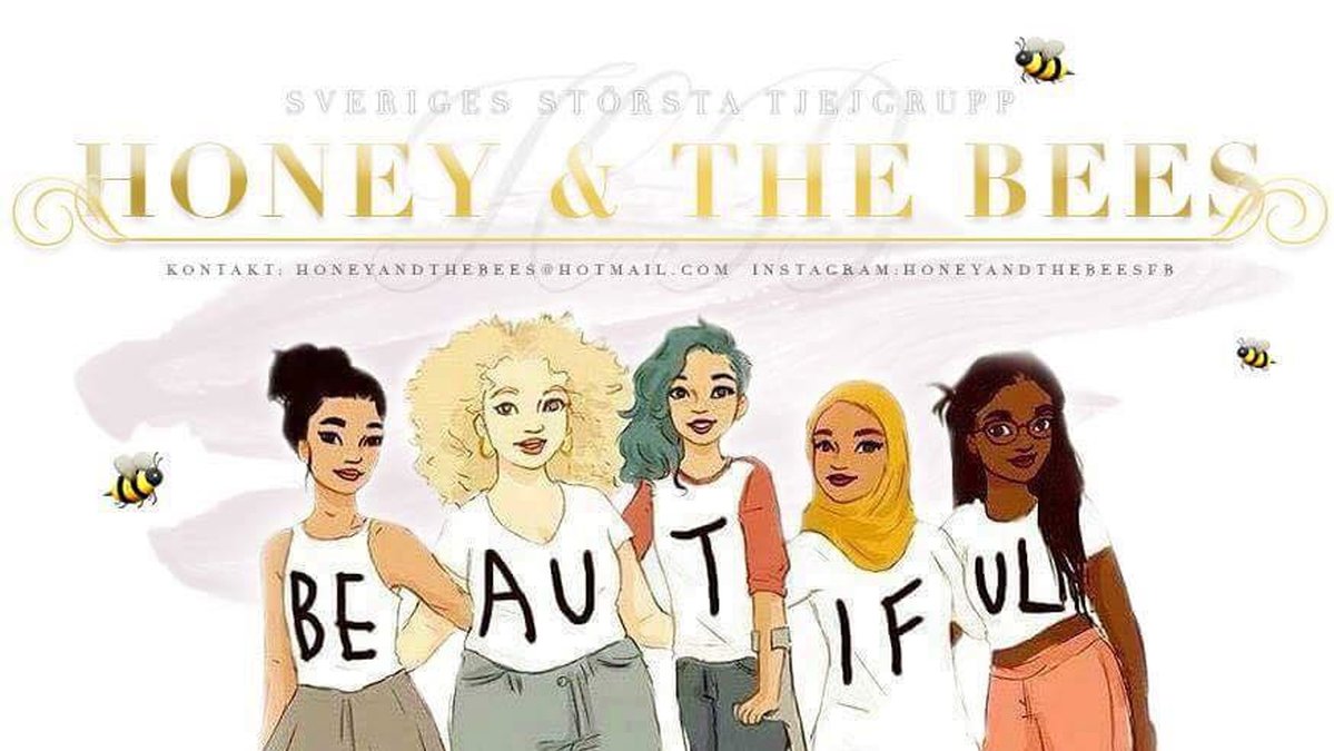 "Honey & the bees" är en tjejgrupp på Facebook