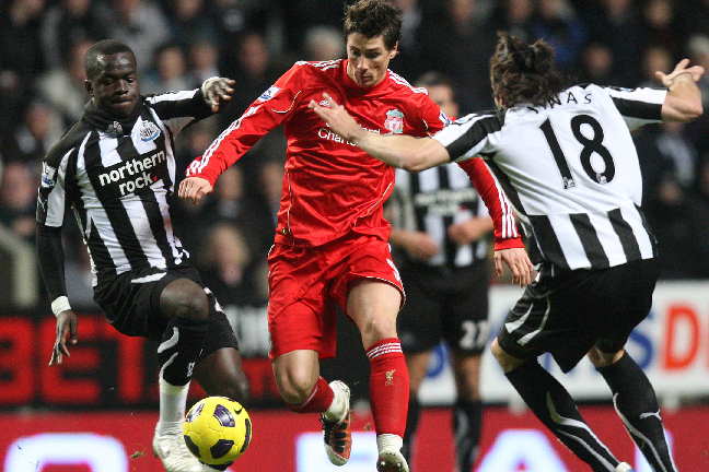 Newcastle stoppade effektivt Fernando Torres i matchen.