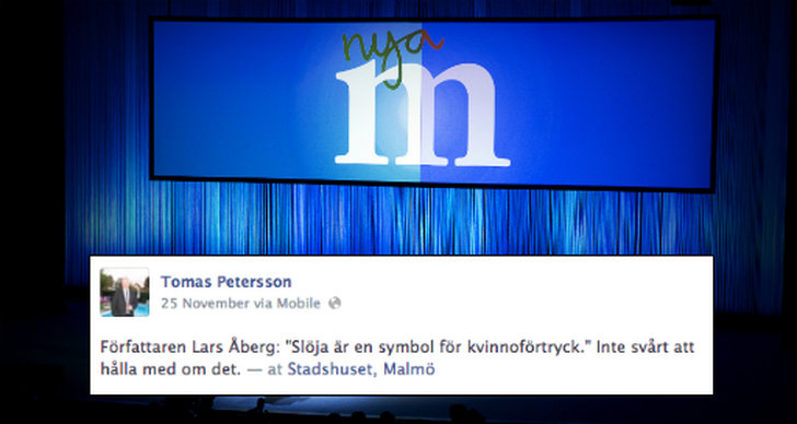 Malmö, Facebook, Tobias Billström, Riksdagen, Moderaterna, Iran, Slöja, Kvinnoförtryck