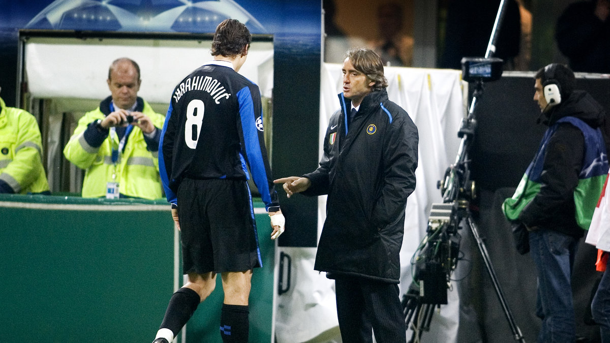 Zlatan och Mancini tillsammans i Inter.